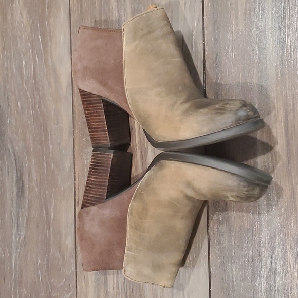 Sperry Top-Sider leather heel ankle shoes boots sz 9M - Picture 4 of 10